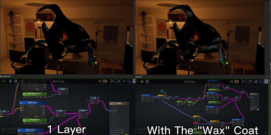Layering demonstration